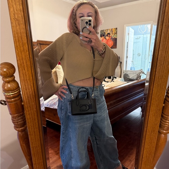 Coach Black Leather Satchel - Picture 4 of 4